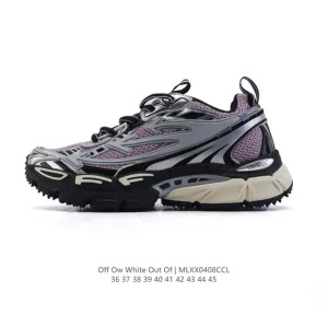 Off-White Industrial Thick Sole Elevated Dad Running Sneakers