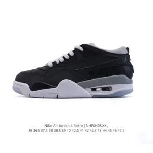 Jordan Air 4 Retro OG Low Top Casual Basketball Shoes for Men and Women