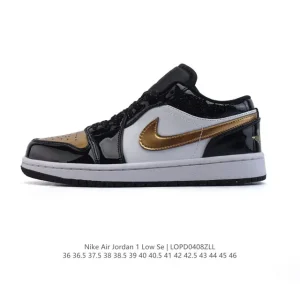 Nike Jordan Air AJ1 Low Retro Classic Leather Basketball Sneakers