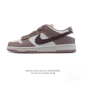 Nike Dunk Low Women's Retro Leather Skateboarding Sneakers