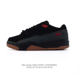 Jordan Flight Court Men's Retro Low-Top Sneakers for Basketball and Skateboarding