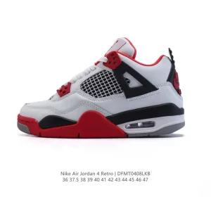 Jordan Air Jordan 4 Retro OG 2025 New Year Red Basketball Shoes for Men and Women