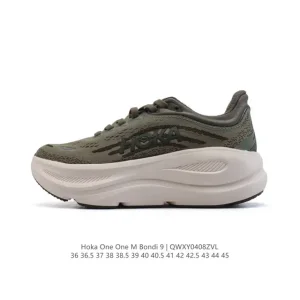 HOKA Bondi 9 Men and Women Running Shoes Lightweight Max Cushion Low Cut