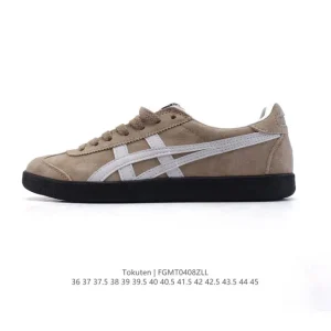 ASICS Tokuten Unisex Retro Running Sneakers Leather Low-Top Shoes