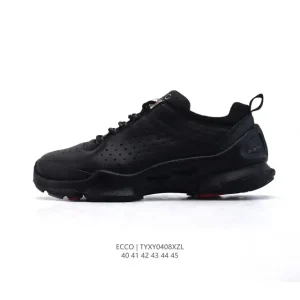 ECCO Men's Outdoor Lifestyle Sneakers Breathable Lightweight Lace-Up Shoes