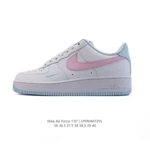 Nike Air Force 1 '07 Low White Women's Casual Sneakers with Air Cushion
