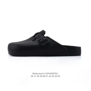 Birkenstock Boston Suede Shearling Soft Footbed Slipper Shoe