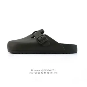 Birkenstock Boston Suede Shearling Suede Leather Soft Cork Rubber Outdoor Shoes