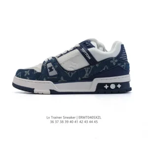 Louis Vuitton Trainer Low Fashion Sneaker with Thick Sole