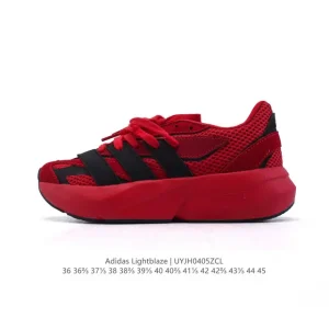 Adidas Lightblaze Running Shoes Lightweight Cushioned Sportswear for Men and Women