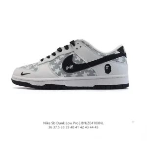Nike Dunk Low Retro Vintage Basketball Style Leather Sneakers 2025 New Release