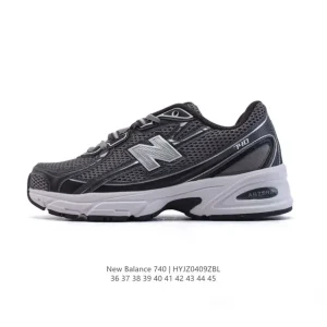 New Balance Mr740 Vintage Grey Blue Retro Dad Sneakers