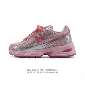 New Balance Mr740 Women's Vintage Grey Blue Dad Style Running Shoes