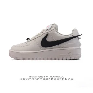 Nike Air Force 1 Ambush Low SP Leather Sneakers with Extended Swoosh