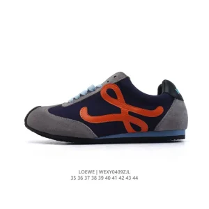 Loewe Ballet Runner 2.0 Leather Fabric Low-Top Sneakers