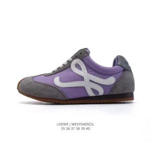 Loewe Ballet Runner 2.0 Leather Fabric Low-Top Sneakers