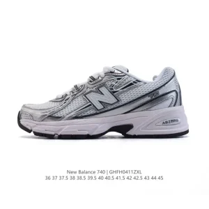 New Balance Mr740 Vintage Grey Blue Retro Dad Sneakers