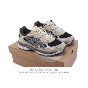 ASICS GEL-NYC Retro Street Style Sneakers with Gel Cushioning Technology