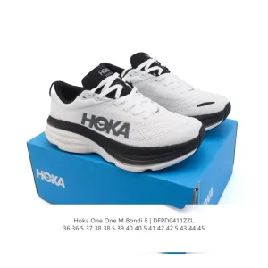 HOKA Bondi 8 Running Shoes for Men and Women Lightweight Cushioned Road Runners
