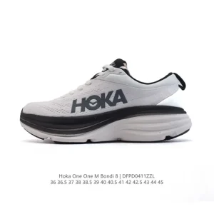 HOKA Bondi 8 Running Shoes for Men and Women Lightweight Cushioned Road Shoes