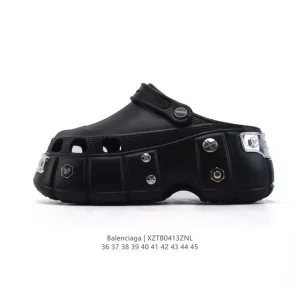 Balenciaga Men's Women's Thick Sole Elevated Closed Toe Sandals
