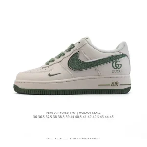 Nike Air Force 1 07 Low 2025 White Sneakers with Air Cushion