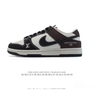 Nike Dunk Low Retro Louis Vuitton Collaboration Vintage Basketball Skateboarding Shoes