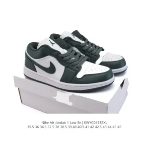 Jordan AJ1 Low Retro Basketball Shoes with Air Cushion