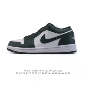 Air Jordan 1 Low Retro Classic Leather Basketball Shoes