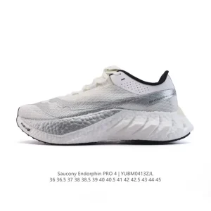 Saucony Endorphin Pro 4 Carbon Plate Running Shoe for Racing and Training