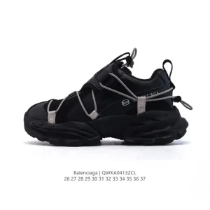 Balenciaga Kids Shoes Paris Sneaker Low Top Lace Up Platform Sneakers