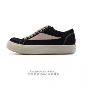 Rick Owens Dr. Martens Inspired Chunky Lace-Up Low-Top Sneakers