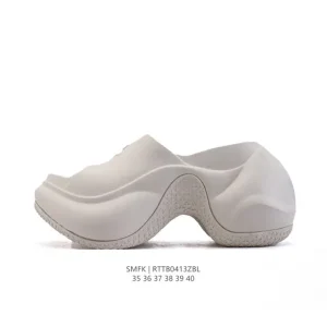 SMFK Compass Thick Sole Height Increase Slippers for Women