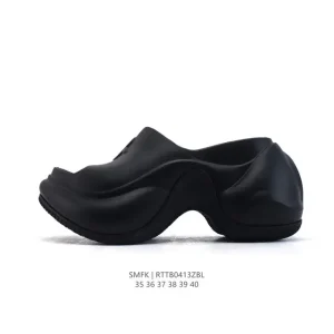 SMFK Compass Thick Sole Women's Slides with Built-in Insole