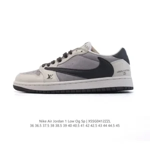 Jordan 1 Low OG SP Military Blue Reverse Swoosh 2025 Snake Year LV Collab
