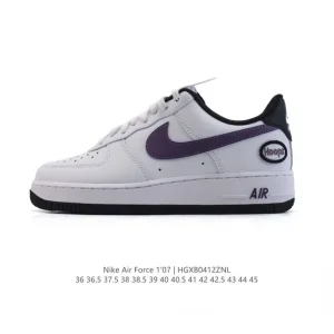 Nike Air Force 1 Low 2025 White Leather Sneakers with Air Cushion