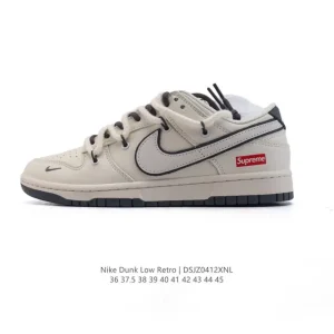 Nike Dunk Low Retro 2025 New Release Deconstruction Lace Up Sneakers