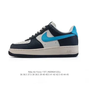 Nike Air Force 1 '07 Low White Leather Sneakers