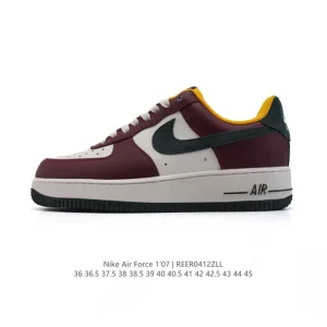 Nike Air Force 1 '07 Low White Sneakers with Air Cushion