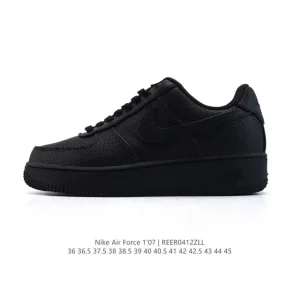 Nike Air Force 1 '07 Low White Leather Casual Sneakers