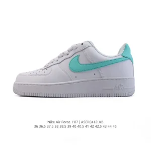 Nike Air Force 1 '07 Low White Leather Sneakers for Men and Women