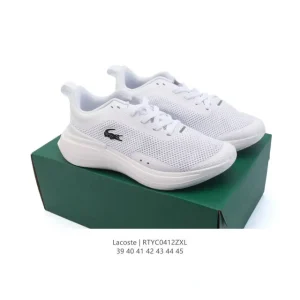Lacoste Men's Chunky Sole Fashion Sneakers with Breathable Mesh Upper