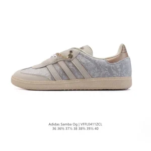 Adidas Samba Og Shoes Classic White Canvas Sneakers for Women
