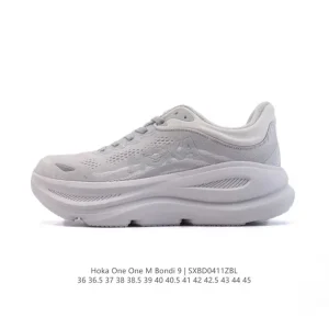 HOKA Bondi 9 Men's and Women's Running Shoes with Maximum Cushioning and Lightweight Design