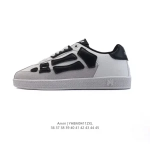 Amiri Skel Low Top Sneakers Bone Shoes for Men and Women