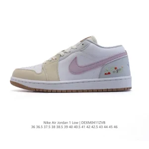 Jordan Air Jordan 1 Low Retro Ib8861 Leather Basketball Shoes
