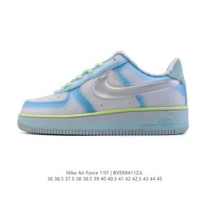 Nike Air Force 1 Low White Leather Casual Sneakers for Men and Women