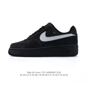 Nike Air Force 1 '07 Low White Leather Sneakers for Men and Women