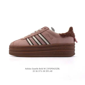 Adidas Gazelle Bold 2025 New Year Retro Thick Sole Suede Sneakers