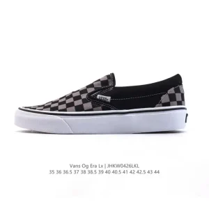 Vans Era Lx Low Top Skateboarding Shoes Unisex Checkerboard Canvas Vulc Sole